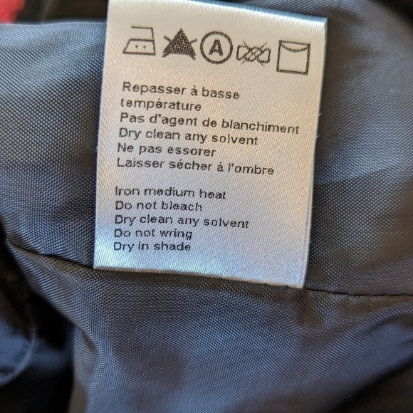 April May Willow Plaid Buffalo Check Wool Blend Blazer Jacket Medium Red Black - Picture 7 of 16